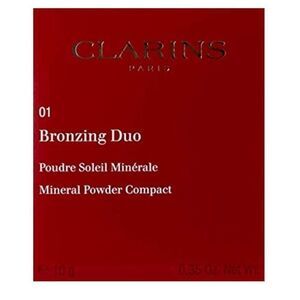 NIB Clarins Bronzing Duo Mineral Powder-light